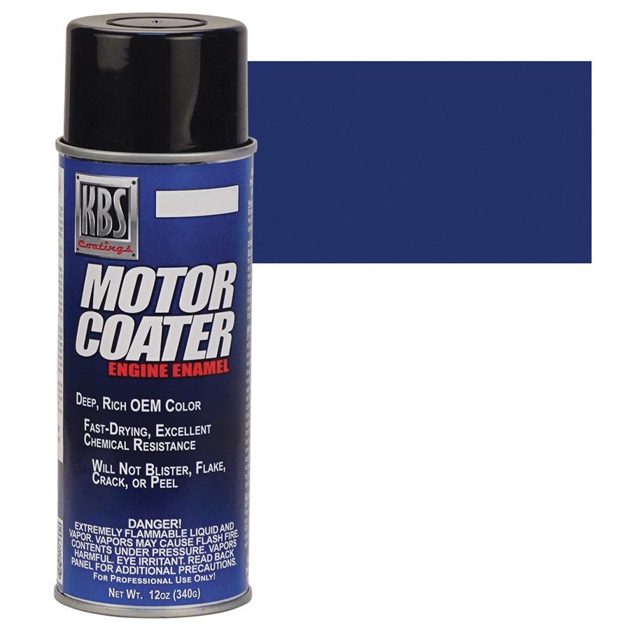 KBS Motor Coater Engine Enamel - Ford Corporate Blue, Aerosol